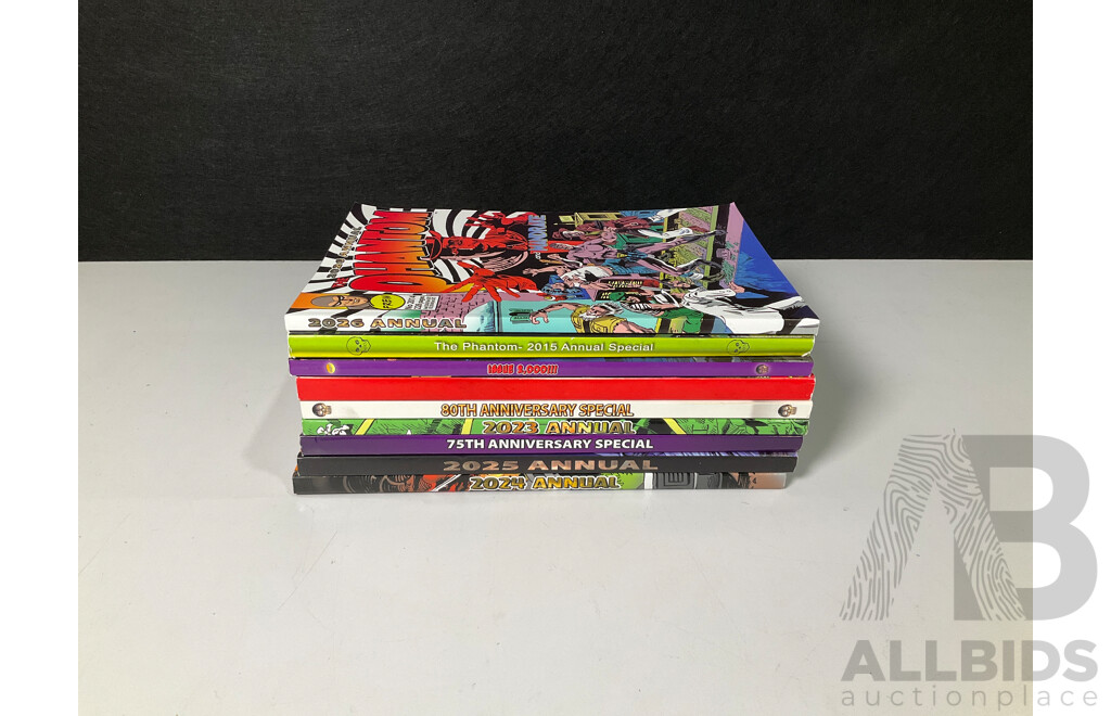 Collection of 9 Phantom Comic Books