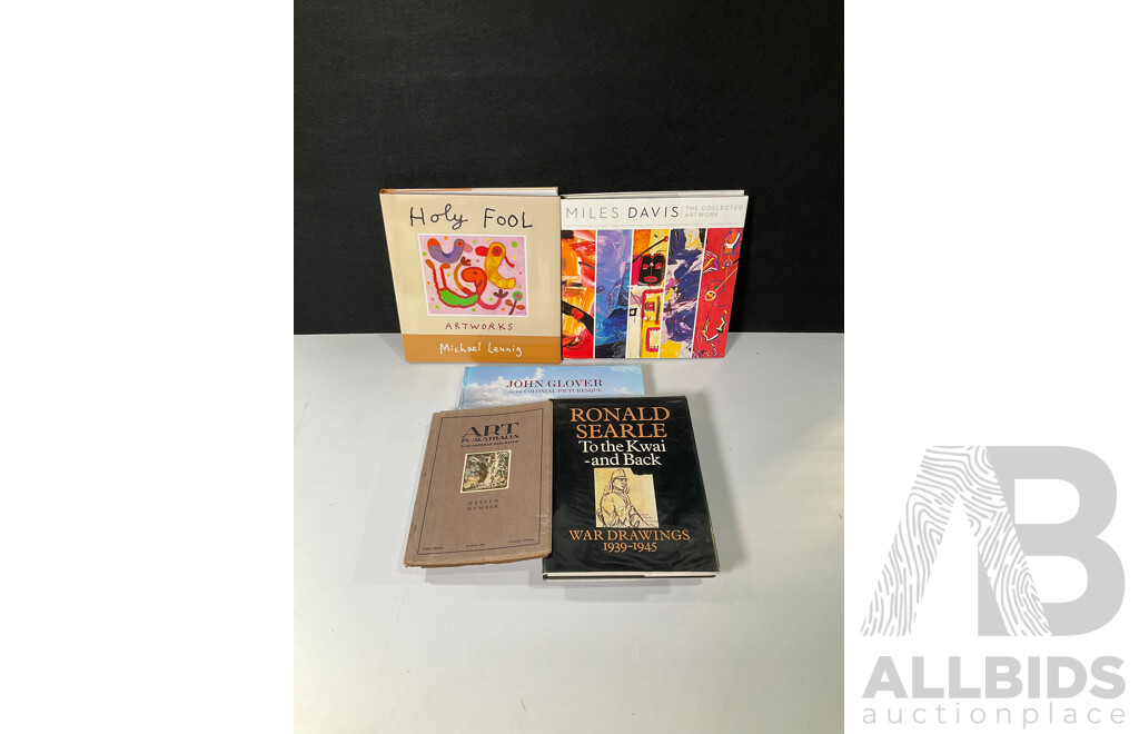 Collection of 5 Art and War Books