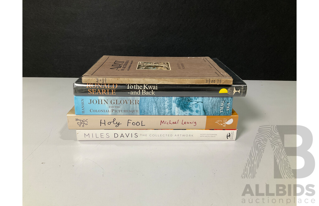 Collection of 5 Art and War Books