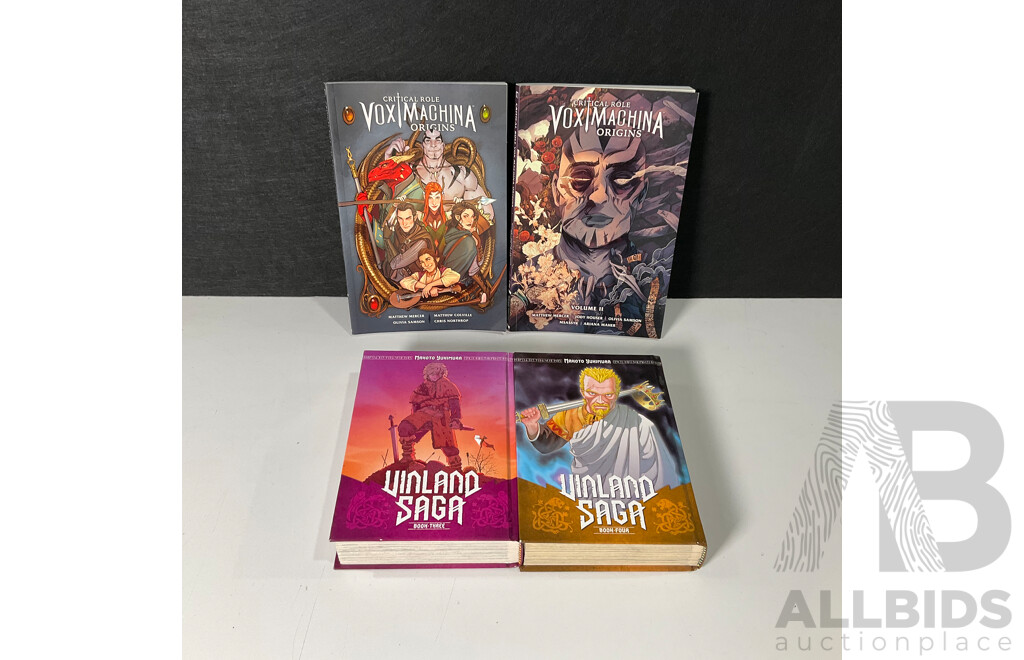 Vinland Saga by Makoto Yukimura and Critical Role Vox Machina Comic Books