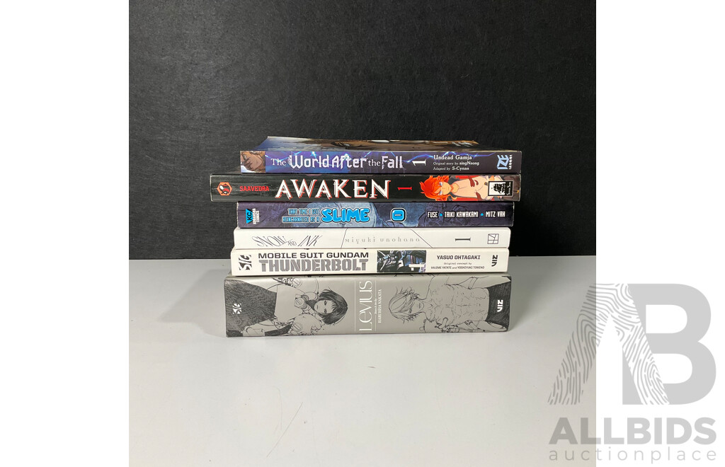 Levius by Haruhisa Nakata and Five Manga Books
