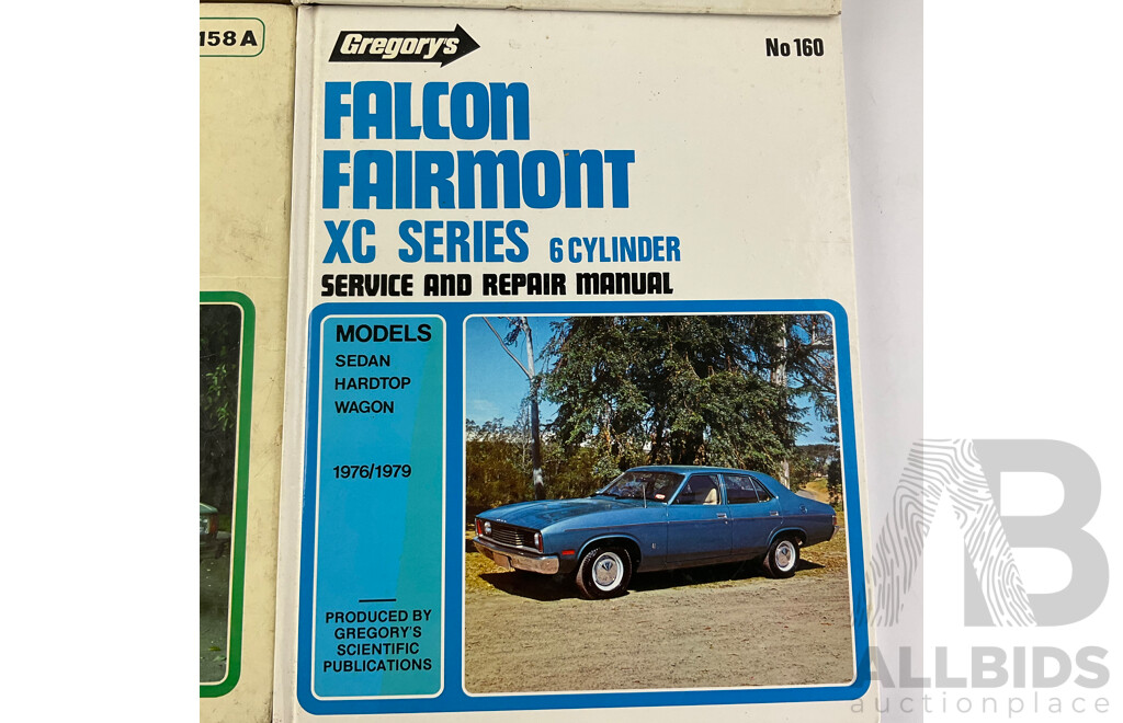 Vintage Ford Workshop Manuals Including Falcon XK-XW, Falcon XC Series, Cortina TE Series, Laser Meteor KC-GC Series
