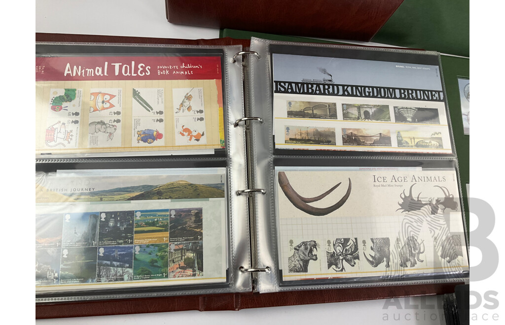 Album of United Kingdom Royal Mail Presentation Packs, Pitcairn Islands Stamp Packs and First Day Covers, Limited Edition Penguins of Antarctica