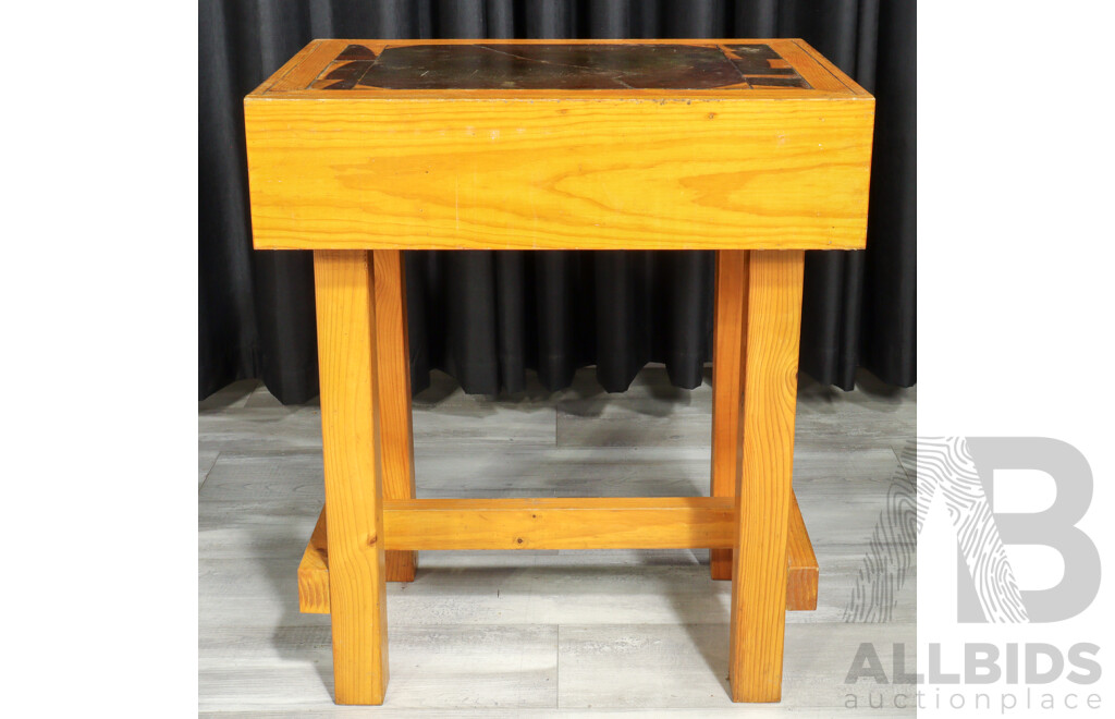 Modern Pine Kitchen Butchers Block