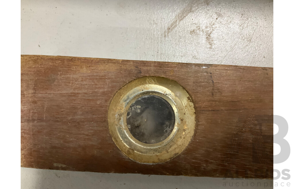 Vintage Timber and Aluminium Spirit Levels Including Stabila