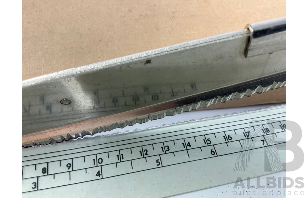 Vintage Rowi Paper Guillotine with Serrated Edge, Made in West Germany