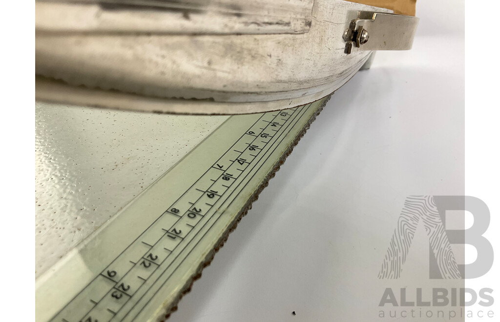 Vintage Rowi Paper Guillotine with Serrated Edge, Made in West Germany