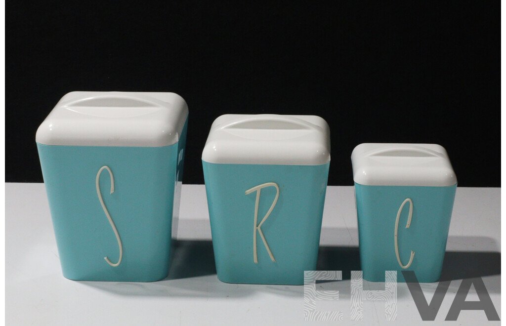 Complete Set of Kitchen Canisters by Gay Ware