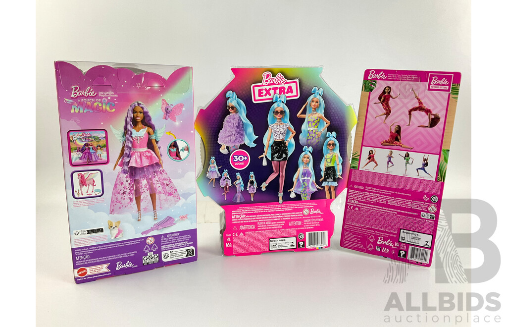 Three Boxed Barbie Dolls Including - Lot 1622199 | ALLBIDS