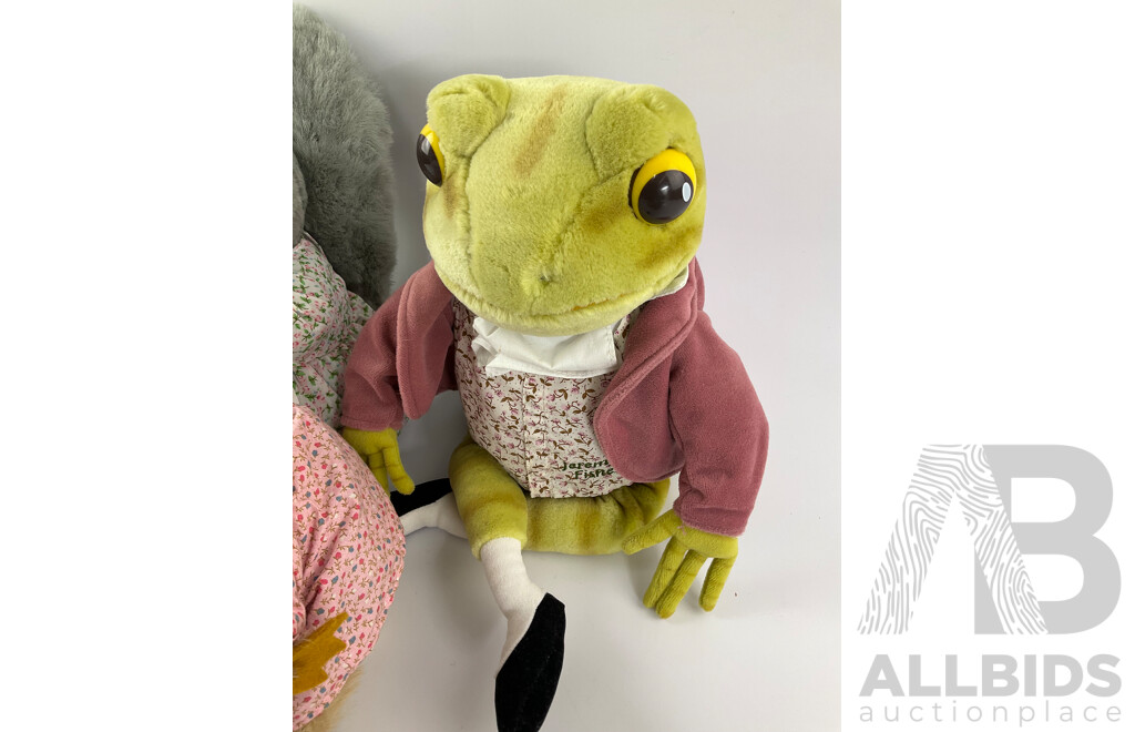 Collection of Beatrix Potter/Peter Rabbit Plush Toys, Most with Original Tags