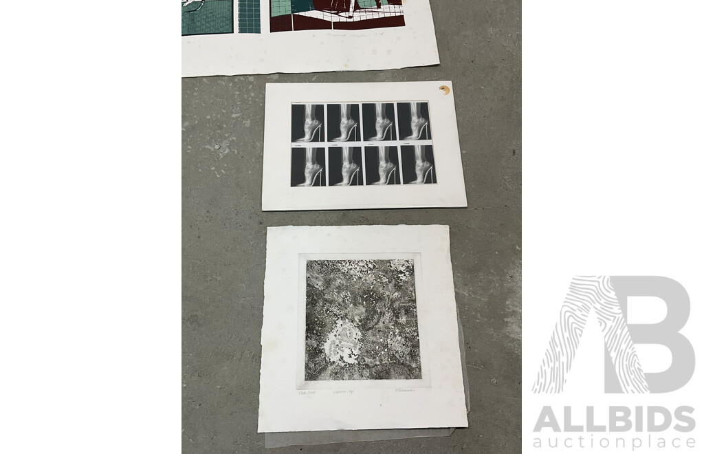 Assorted Paper-Based Artworks