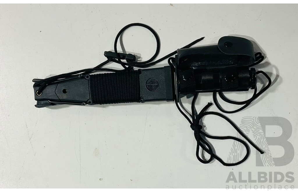 Jungle King Survival Knife in Sheath