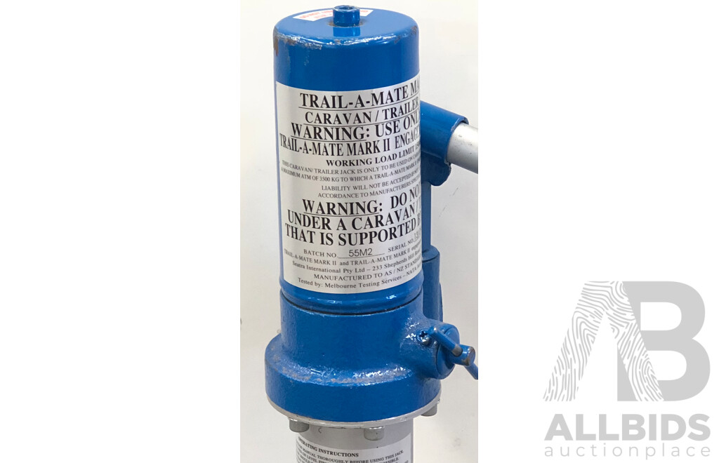 Trail-A-Mate Mark II 1500kg Hydraulic Caravan/Trailer Jack