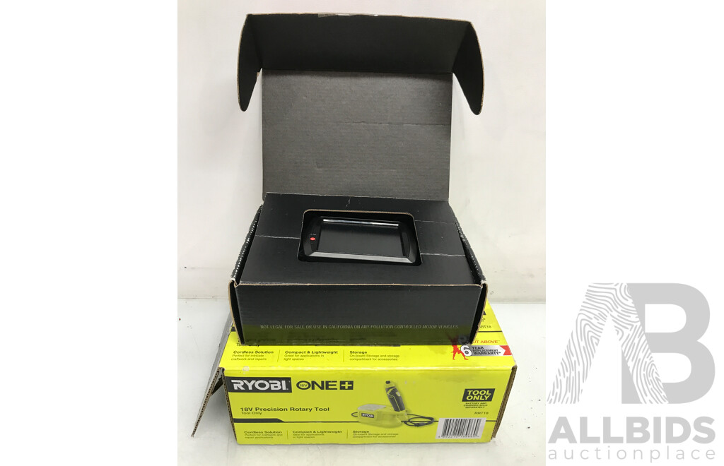 DynoJet Power Vision PV-2B Flash Tuning Device and Ryobi 18V One + Precision Rotary Tool - Lot of 2