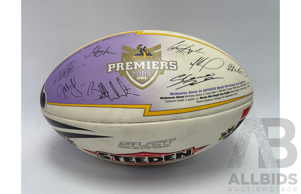 Melbourne Storm 2007 Ceramic Premiers Football