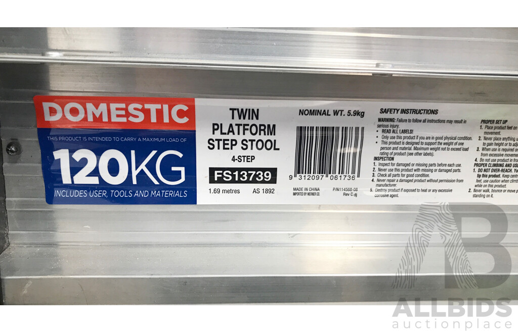 Bailey 120kg 4 Step Ladder