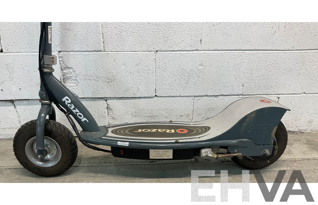 Gray Razor Scooter Razor E300 Electric Scooter Grey - Lot 1581058 | EHVA