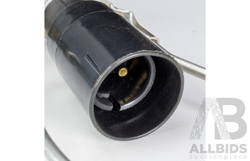 Antique English Arts and Crafts Silvered Brass Table Lamp, Circa 1911, with Later Shade