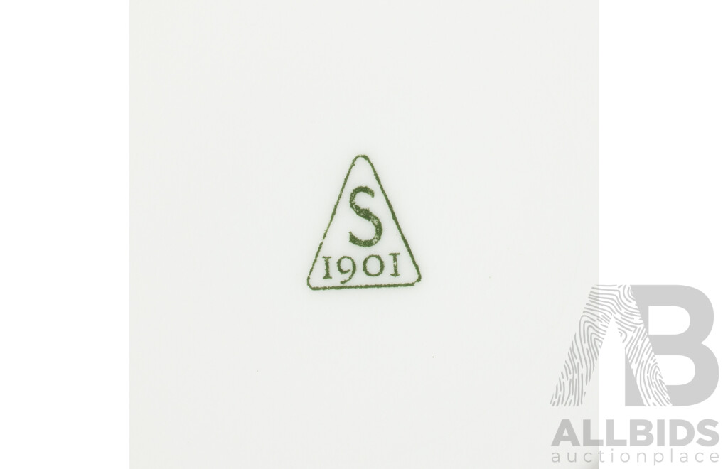 Antique French Sèvres Porcelain 15 Piece Tea Service in Pate Ancienne, Circa 1902