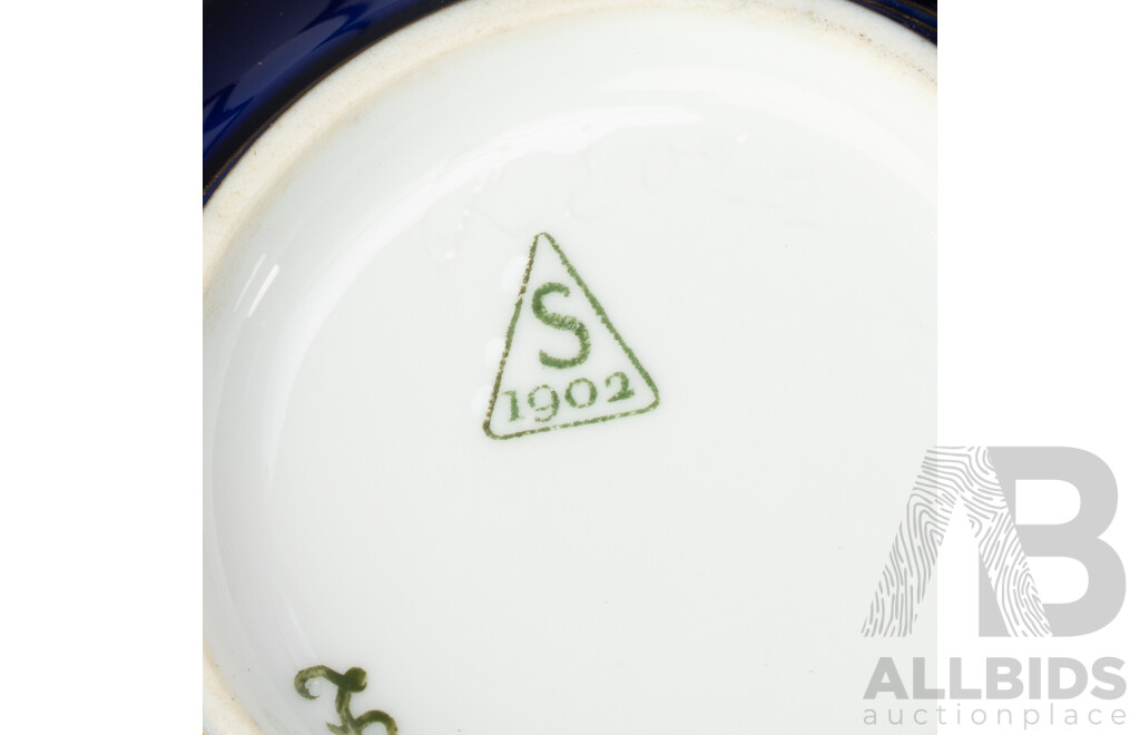 Antique French Sèvres Porcelain 15 Piece Tea Service in Pate Ancienne, Circa 1902