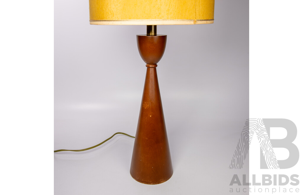 Mid Century Teak Lamp Base