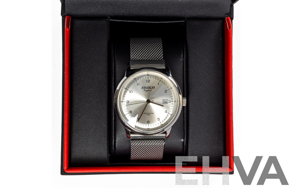 Advolat Original Limited Edition 5ATM Watch, 80012/5, No. 054/888 - as New