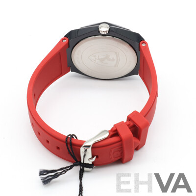 Scuderia Ferrari Aspire Red Silicone Men's Multi-function Watch