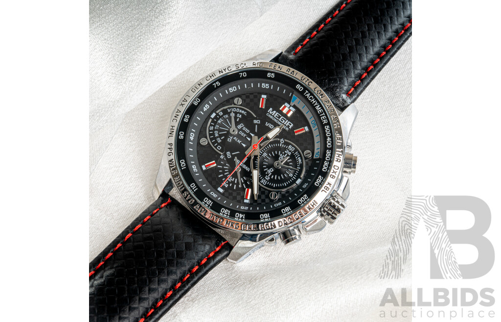 Megir 43mm Rayon Chrono