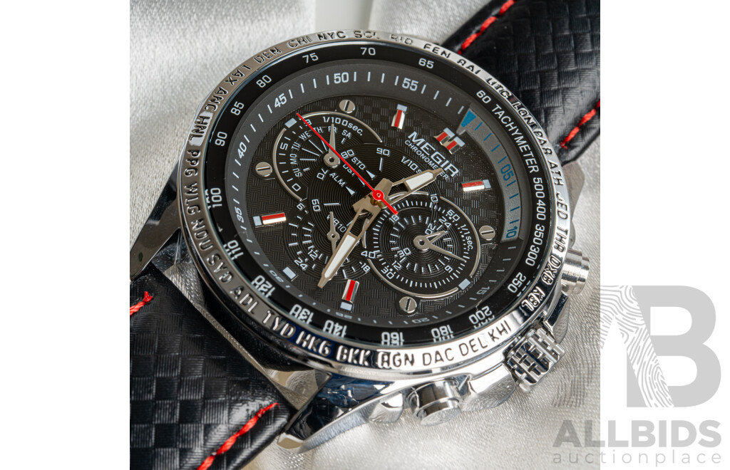 Megir 43mm Rayon Chrono