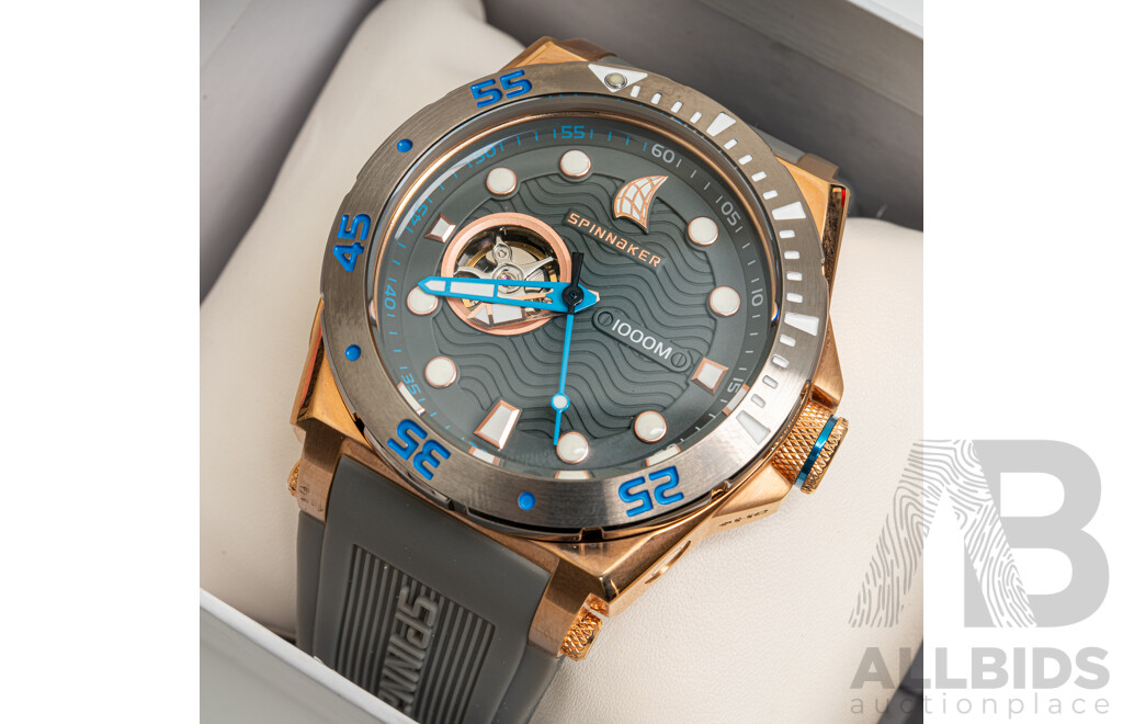 Spinnaker 46mm Overboard Watch, Model SP-5023-0B