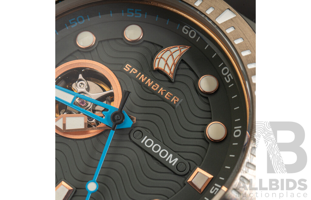 Spinnaker 46mm Overboard Watch, Model SP-5023-0B