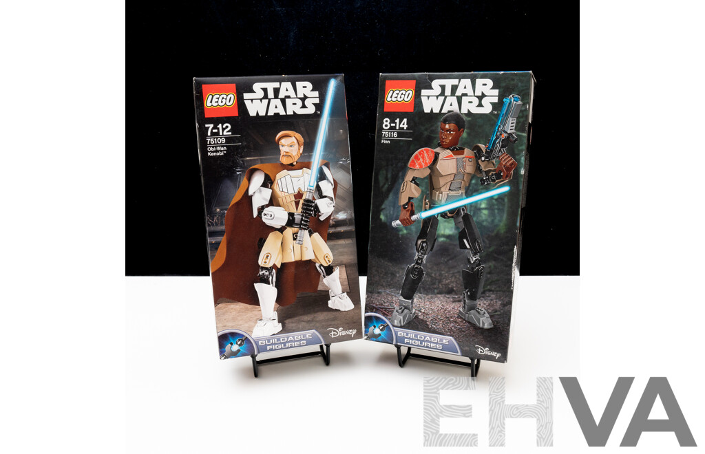 Two Retired Lego Sets, Star Wars, Buildable Figures, 75109 & 75116, Sealed New in Boxes