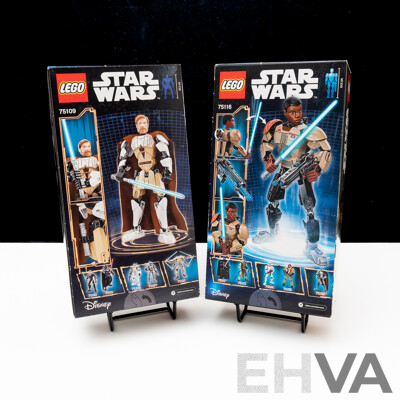 Two Retired Lego Sets, Star Wars, Buildable Figures, 75109 & 75116, Sealed New in Boxes