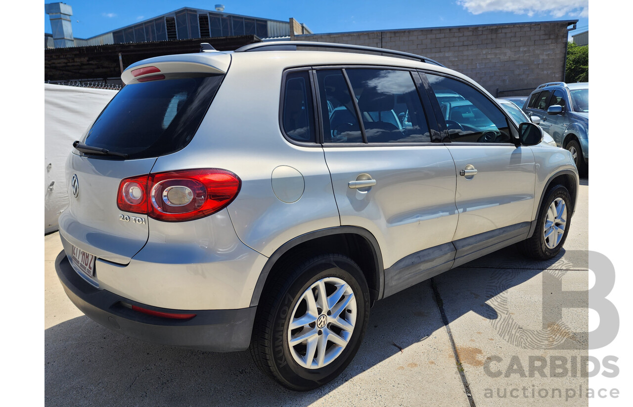 7/2008 Volkswagen Tiguan 2.0 TDI 5NC 4d Wagon Silver 2.0L