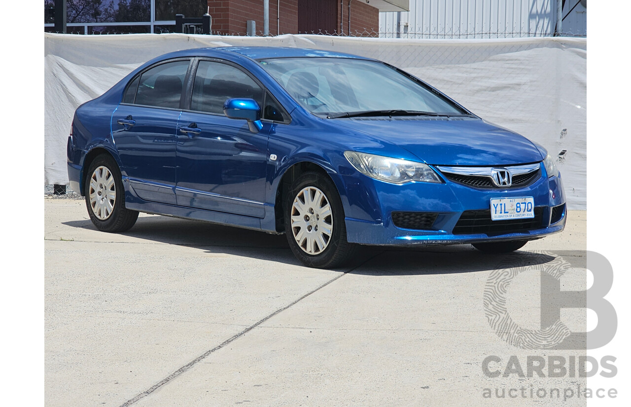 2/2010 Honda Civic VTi MY09 4d Sedan Blue 1.8L