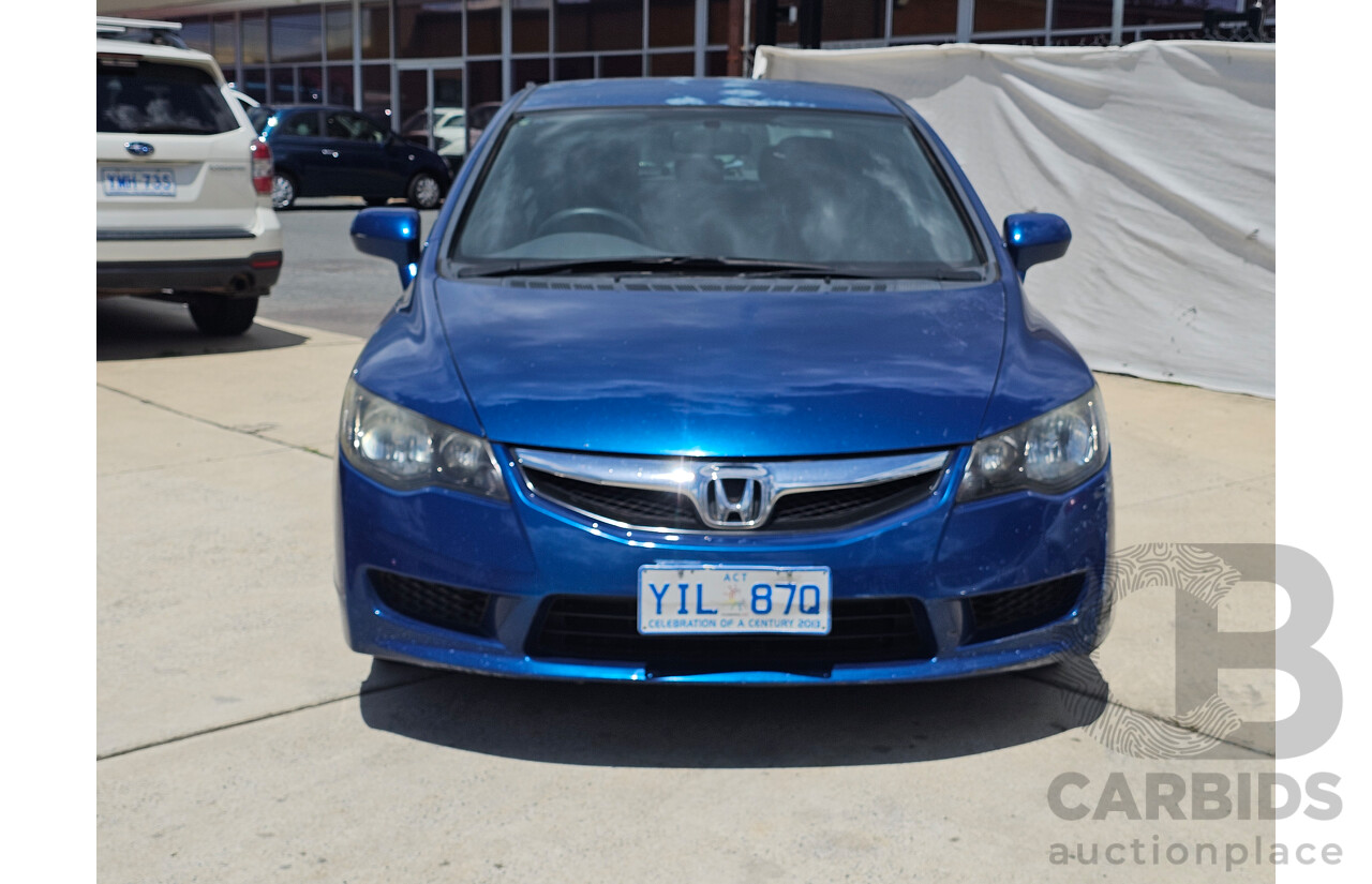 2/2010 Honda Civic VTi MY09 4d Sedan Blue 1.8L