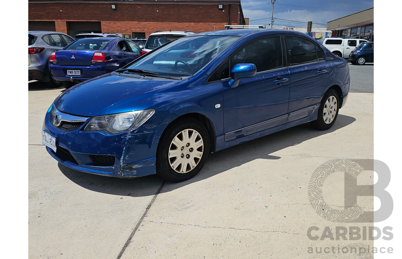 2/2010 Honda Civic VTi MY09 4d Sedan Blue 1.8L