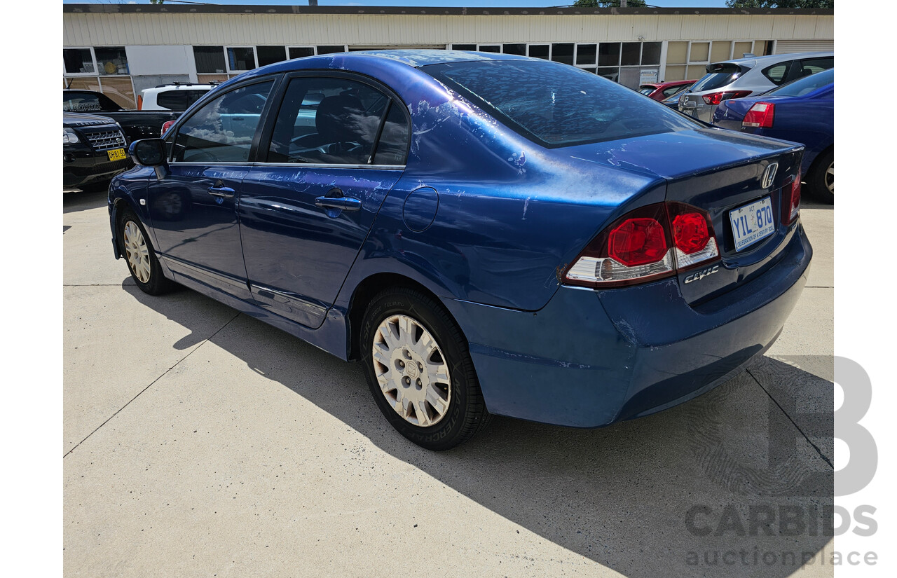 2/2010 Honda Civic VTi MY09 4d Sedan Blue 1.8L