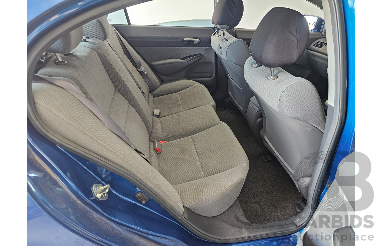 2/2010 Honda Civic VTi MY09 4d Sedan Blue 1.8L