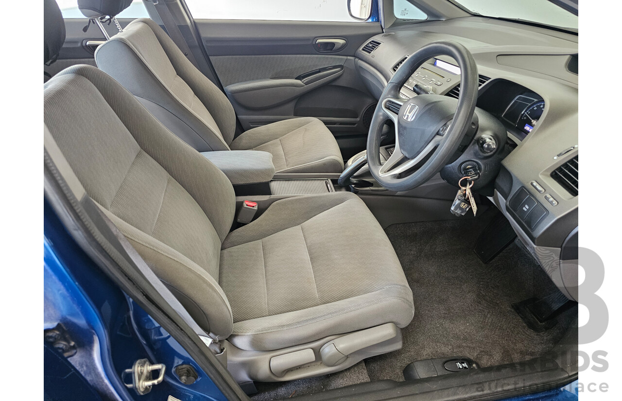 2/2010 Honda Civic VTi MY09 4d Sedan Blue 1.8L