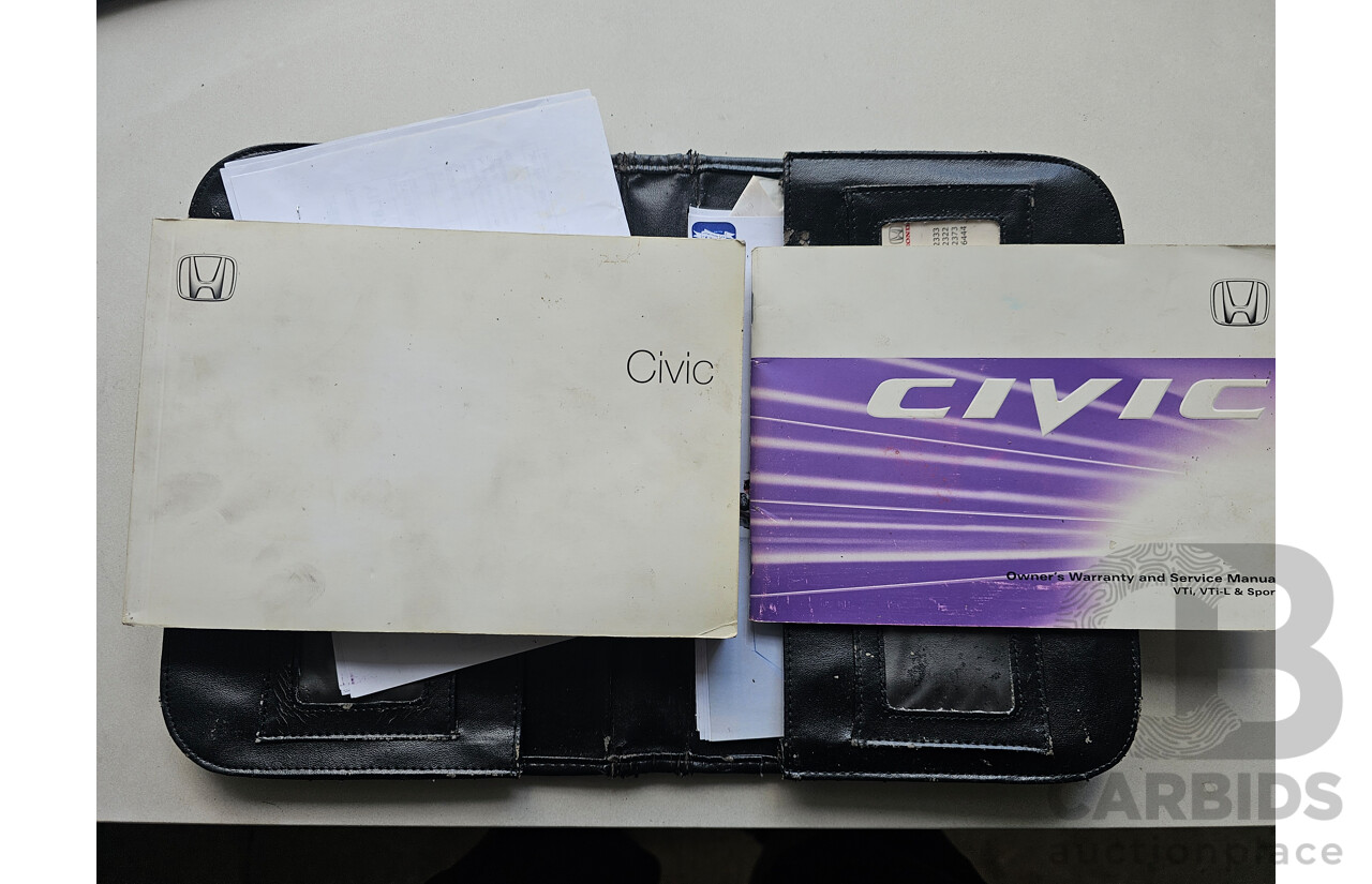 2/2010 Honda Civic VTi MY09 4d Sedan Blue 1.8L