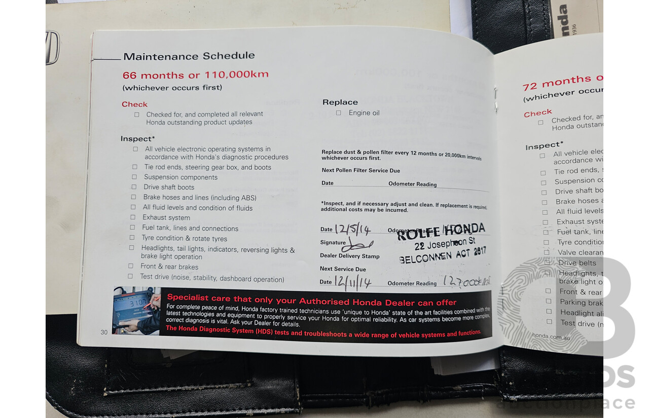 2/2010 Honda Civic VTi MY09 4d Sedan Blue 1.8L