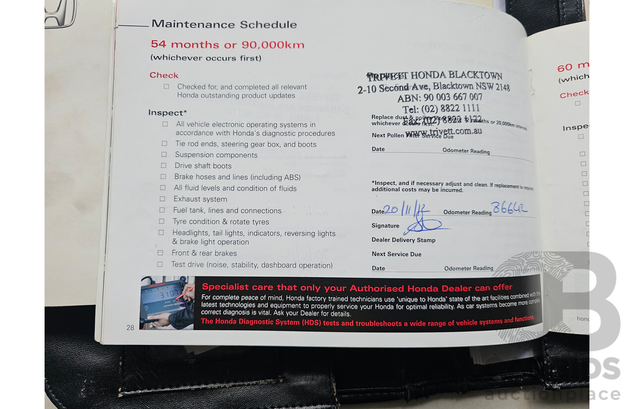 2/2010 Honda Civic VTi MY09 4d Sedan Blue 1.8L