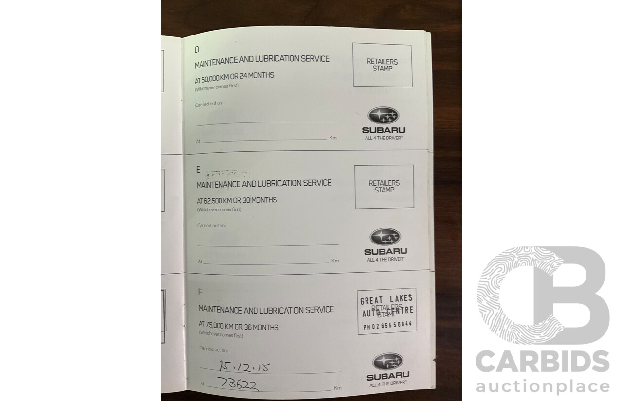 11/2011 Subaru Forester XT MY11 4d Wagon Spark Silver Metallic Turbo 2.5L