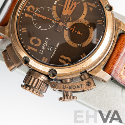 U-Boat 46mm Limited Edition Chimera U-51 Bronze Watch, 083 of 300, Model 6945