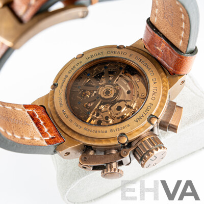 U-Boat 46mm Limited Edition Chimera U-51 Bronze Watch, 083 of 300, Model 6945