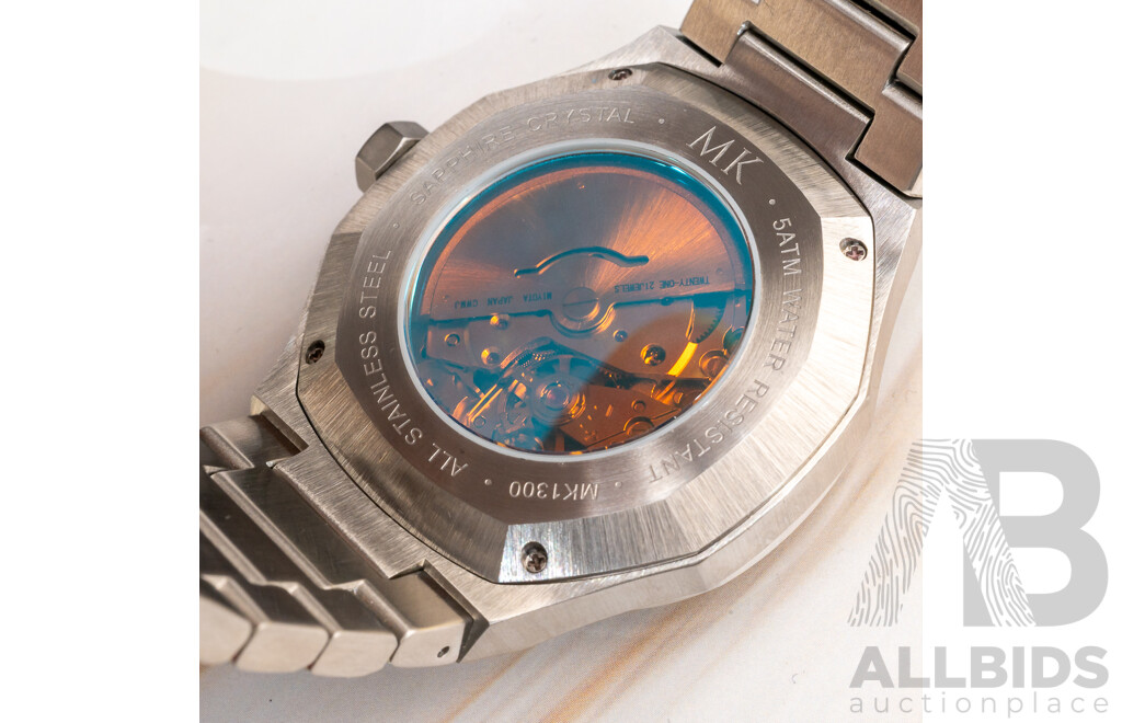 M&K 41mm Khalybus Watch, Model MK1300