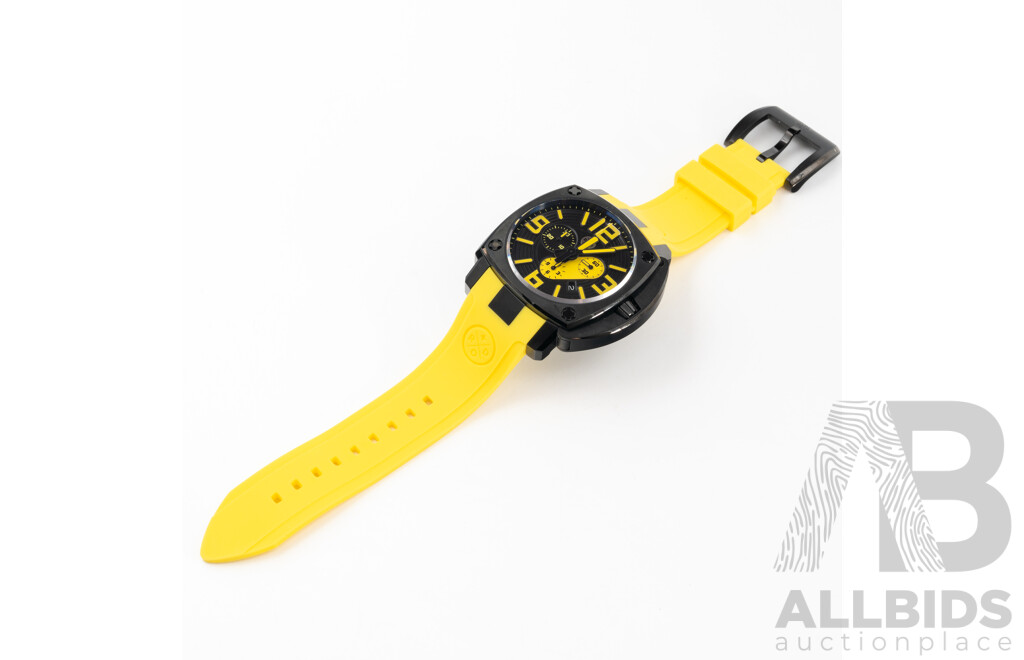 Sam & Rod 42.5mm Empire Iconic Chronograph, Model I42C-BBY0001