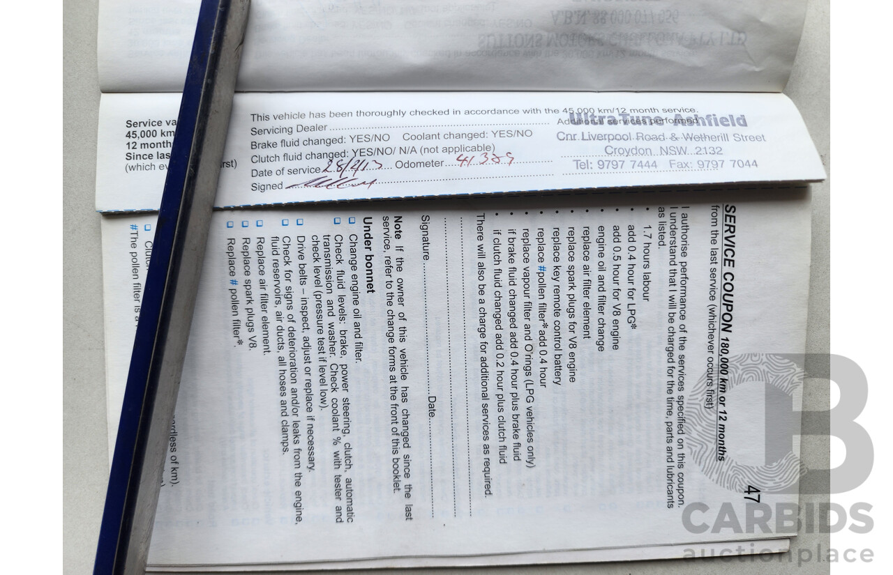 9/2009 Holden Calais V VE MY09.5 4d Sedan Silver 3.6L