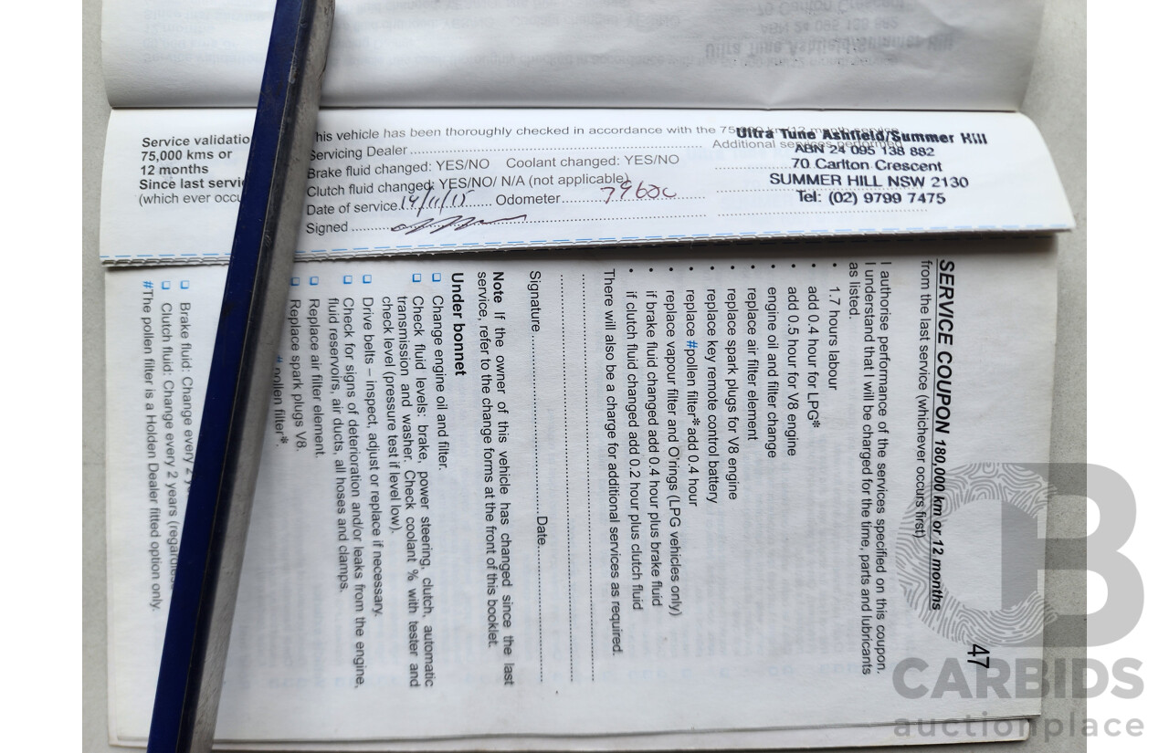 9/2009 Holden Calais V VE MY09.5 4d Sedan Silver 3.6L